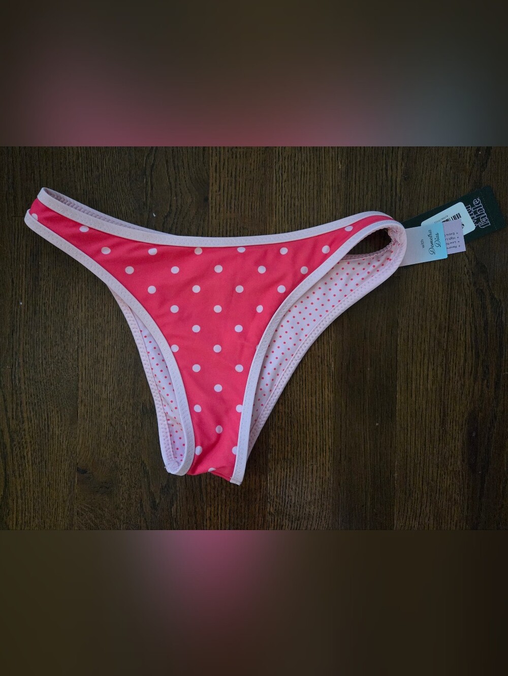 New Wild Fable Womens XS 0/2 Pink Reversible Swim Bikini Bottom